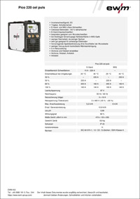 datenblatt pico220